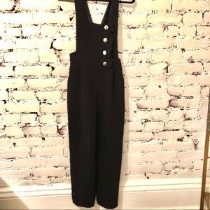 Black overalls